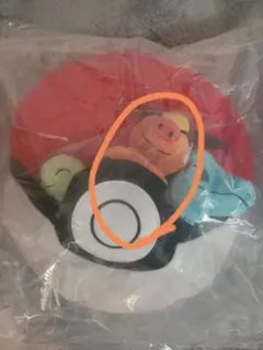 ポケモン一番くじA賞 ぬいぐるみつきゲームクッション ポカブのぬいぐるみのみ