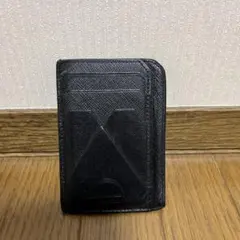 L’arcobaleno / スマートミニウォレット　ブラック　ファスナー欠陥有のサムネイル