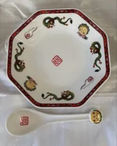 コジコジ スタディオクリップ餃子皿、炒飯皿、レンゲ CO-JI CO-JI