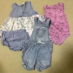 ディズニーベビーギャップ 6-12ヶ月、90サイズワンピース　H&M