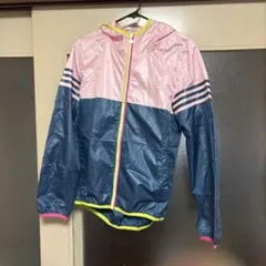 adidas ウィンドブレーカー ピンク/ネイビー