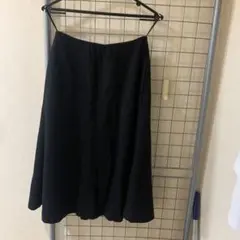 ユニクロ☆ウールブレンドフレアスカートM