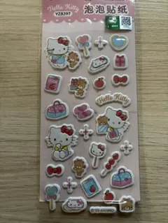 新品 ハローキティ 3Dシール 平成レトロ ぷっくり 【日本未発売品】