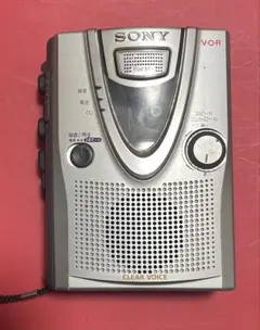 SONY カセットプレーヤー VOR機能搭載 シルバー カセットコーダー
