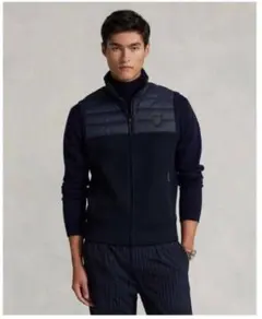 【新品未使用タグ付き】 ポロラルフローレン　ハイブリッドセーターベスト