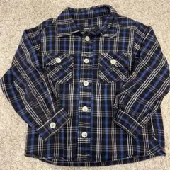 【美品】COMME CA ISM チェック柄シャツ 90