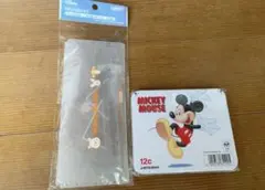 ディズニー⭐︎プーさん⭐︎定規4点セット⭐︎ミッキー⭐︎色鉛筆⭐︎2点セット