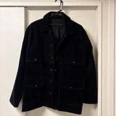 B:MING by BEAMS コーデュロイブラックジャケット L