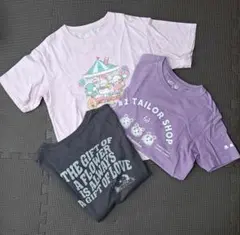 ユニクロキャラクターTシャツ 140cm 3枚セット