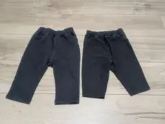 90 レギンスパンツ 五分丈 七分丈 黒 ブラック 赤ちゃん本舗 GU