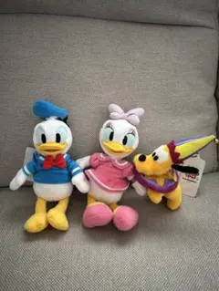 ディズニー　ぬいぐるみバッジ　ぬいば　ドナルド　デイジー　ドナデジ
