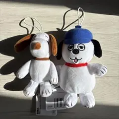 スヌーピー　SNOOPY マスコット　みんなといっしょ　2体セット