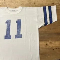 70s unknown vintage ナンバリング フットボールT ポリ