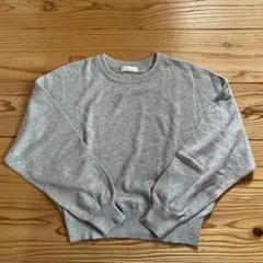 earth music & ecology グレー長袖ニット『F』