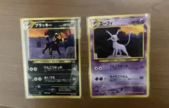 ポケモンカード 旧裏 ブラッキー エーフィ プレミアムファイル2 2枚