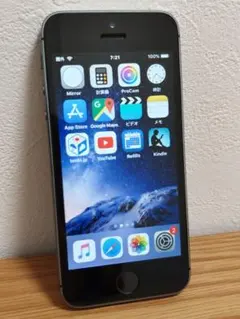 iPhone 5s スペースグレイ 64GB 動作品 Touch ID可