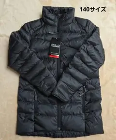 タグ付きポロスポーツキッズ ダウンジャケット黒140サイズ