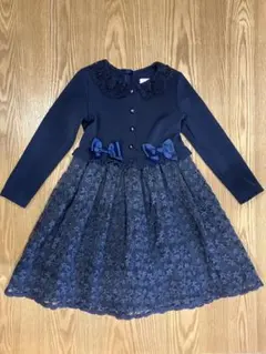 mezzo piano ネイビー ワンピース 120