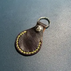 コインケース付きキーリング 馬革 手縫い ホースハイド