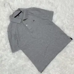 『トミーヒルフィガー』(140相当) 半袖ポロシャツ  鹿の子 フラッグロゴ