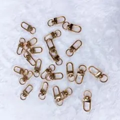 ナスカン ハンドメイド キーホルダー パーツ ゴールド