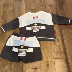 バースデイ　futafuta パトカー　セットアップ　90,100