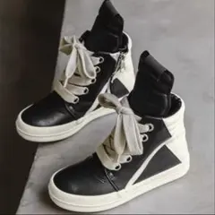 Opium Y2K Rick風 ハイカット ストラップスニーカー ブラック - メルカリ