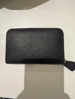 HushTug ピュアシュリンクレザー スマートウォレット ブラック