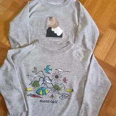 mont-bell グレー長袖Tシャツ 2枚セットのサムネイル