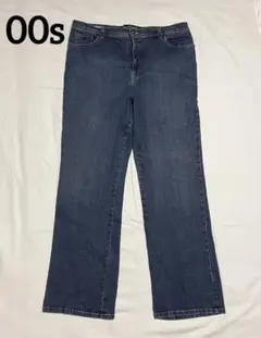 00s Gloria Vanderbilt ブーツカット デニム フレア 縦落ちのサムネイル