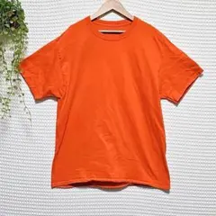☆ champion 半袖 クルーネック Tシャツ オレンジ