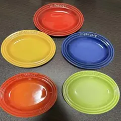 LE CREUSET オーバルプレート 5枚セット【廃盤品】のサムネイル