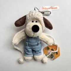 韓国 グルミット ぬいぐるみ キーホルダー ウォレスとグルミット