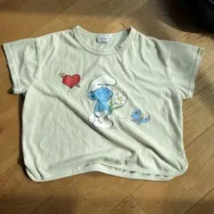 THE SMURFS スマーフ プリントTシャツ