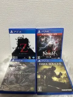 【ダークソウルなど】PS4ソフトまとめ売り4本