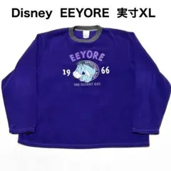 90s ディズニー イーヨー ワッペン　フリース　スウェット　実寸XL