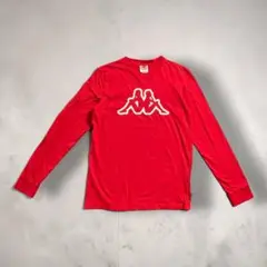 90s00s Kappa（カッパ）長袖Mビックプリントビンテージ古着赤のサムネイル