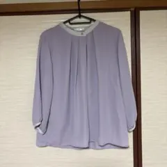 GLACIER 長袖ブラウス ラベンダー Mサイズのサムネイル