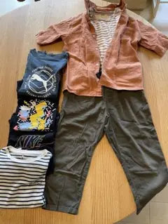 130 男の子　服　半袖　Tシャツ　半ズボン　ポケモン　モンベル　NIKE