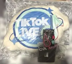 新品未開封 TikTok LIVE ロゴ クッション ユニバース - メルカリ