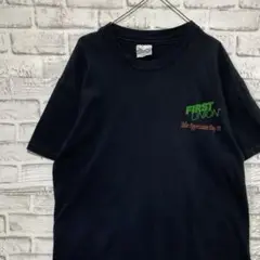USA製90sヴィンテージTシャツ！シングルステッチ　ブラック半袖古着L23
