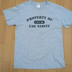 アメリカ海軍空母ニミッツCVN-68のTシャツ ビンテージ品