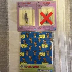 トムとジェリー　一番くじ　F賞　フィギュアチャーム　G賞　巾着ポーチ