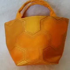 帯リメイク ミニトート