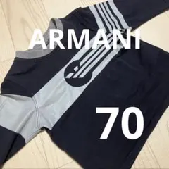ARMANI baby 黒色カットソー　62cm