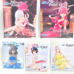 ブルーアーカイブ　フィギュア　５体セット