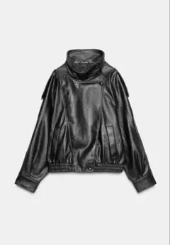 ZARA フェイクレザージャケット XL