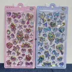 ボンボンドロップ　マジカル　ピンク　青