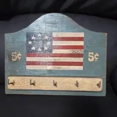 アメリカン雑貨 キーフック トールペイント作品