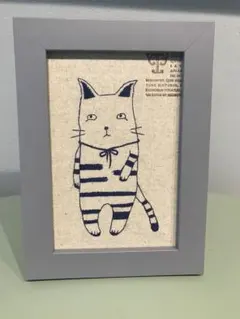 刺繍フレーム（ネコ・Nー０３）